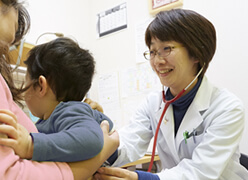 写真：隔離室：診察